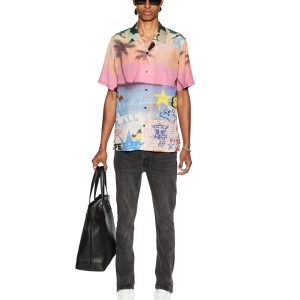 Vandals Resort Short Sleeve Shirt Multi Print