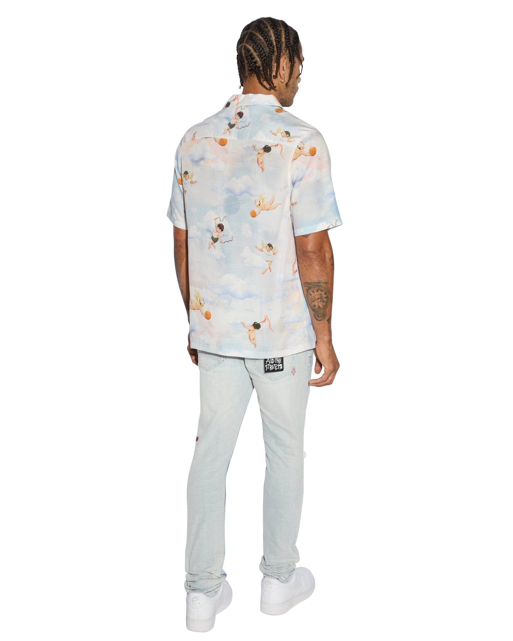 Dreamers Resort Short Sleeve Mens Shirt - Multi Print - Image 3