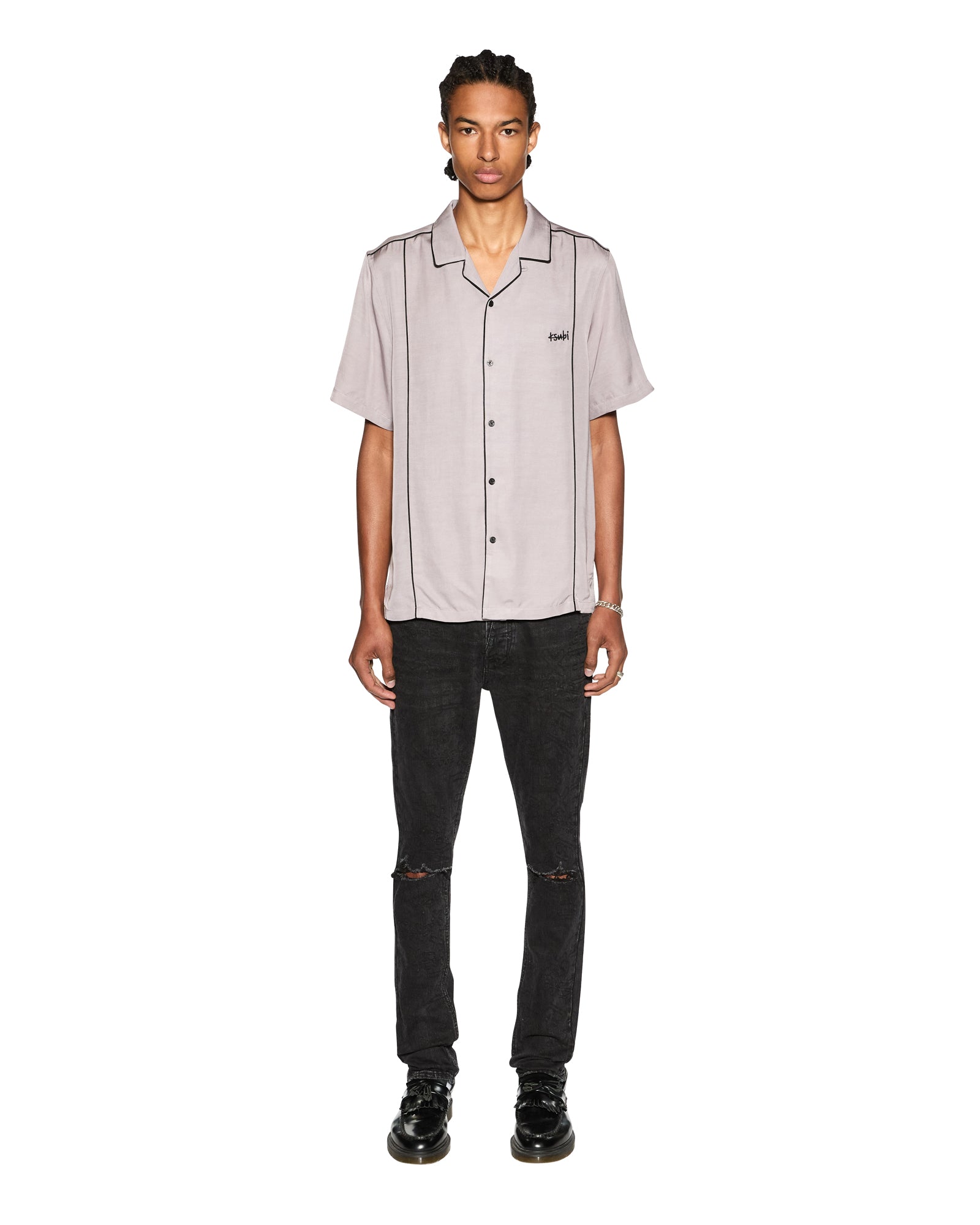 Downtown Resort Short Sleeve Shirt - Haze - Image 2