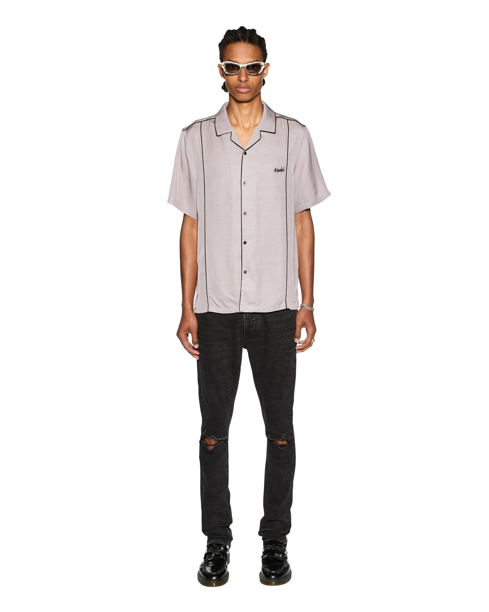 Downtown Resort Short Sleeve Shirt - Haze - Image 5