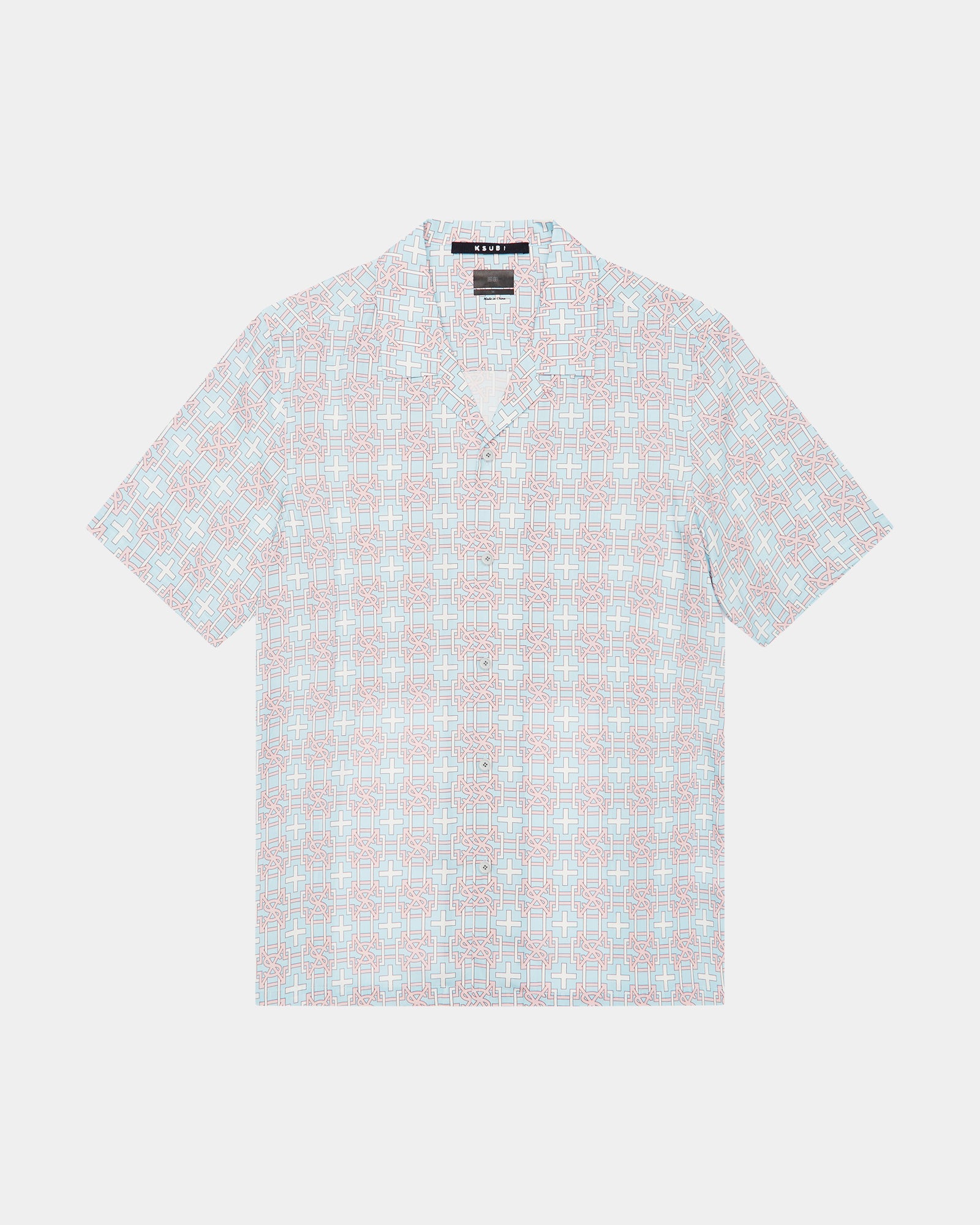 Plus Resort Short Sleeve Mens Shirt - Paradise Print - Image 5