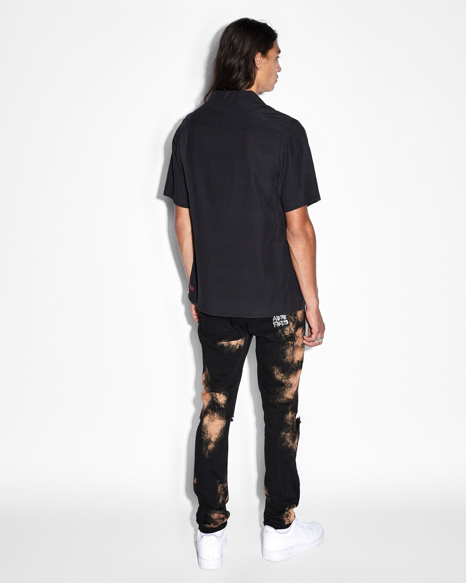 Buy Rose Garden Resort Ss Shirt Black | KSUBI - Image 5