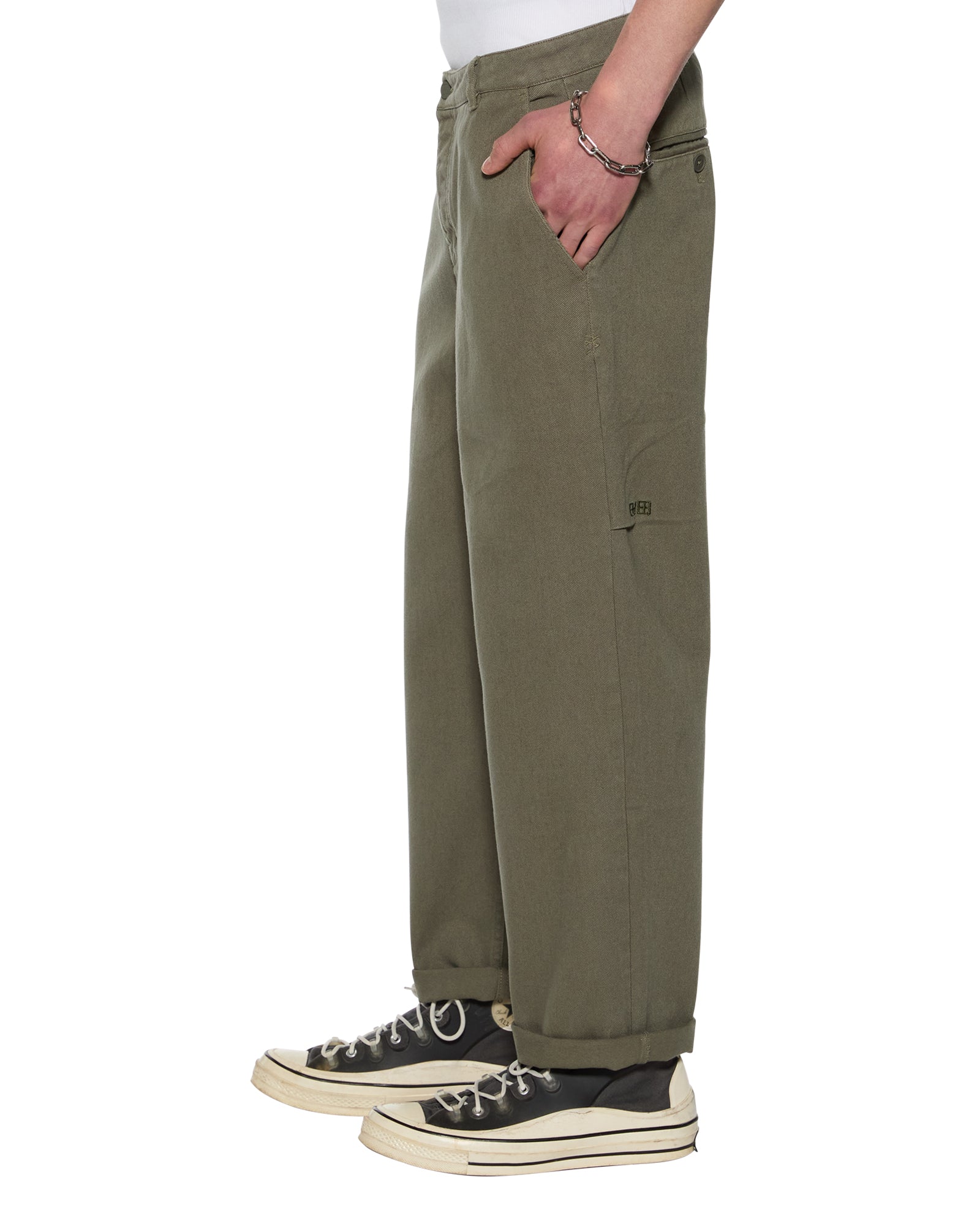 Mens Rival Chino Trouser Khaki Pants - Image 3
