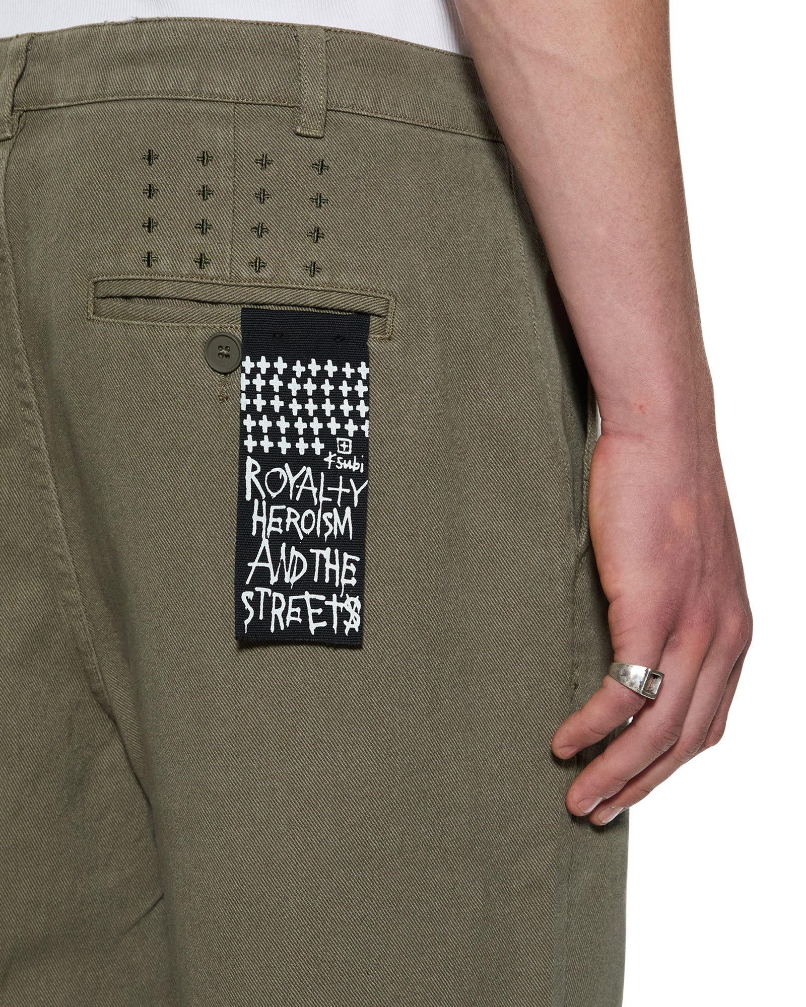 Mens Rival Chino Trouser Khaki Pants - Image 6