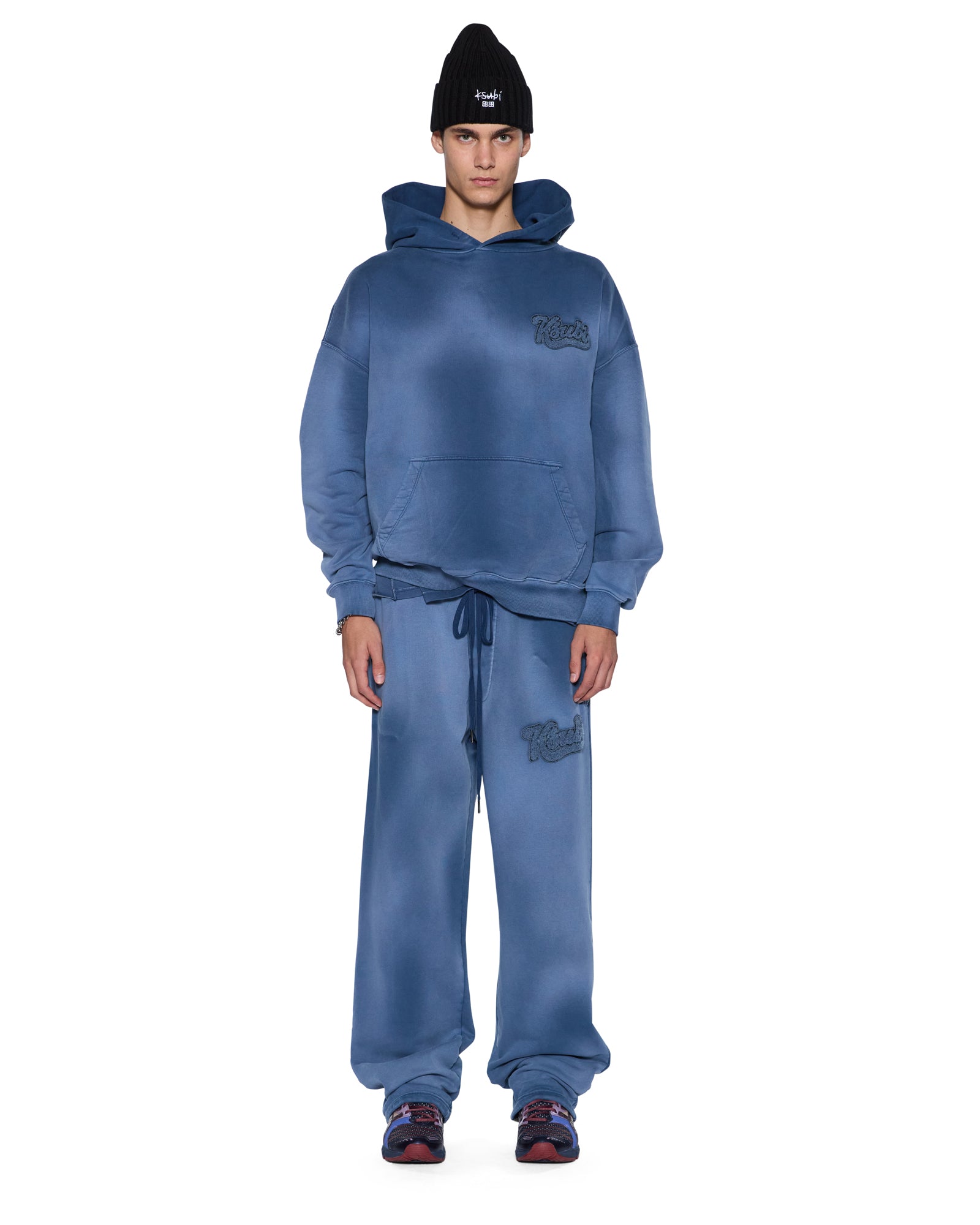 Mens Ace Synthesis Trak Pant Ink Fade Pants - Image 2
