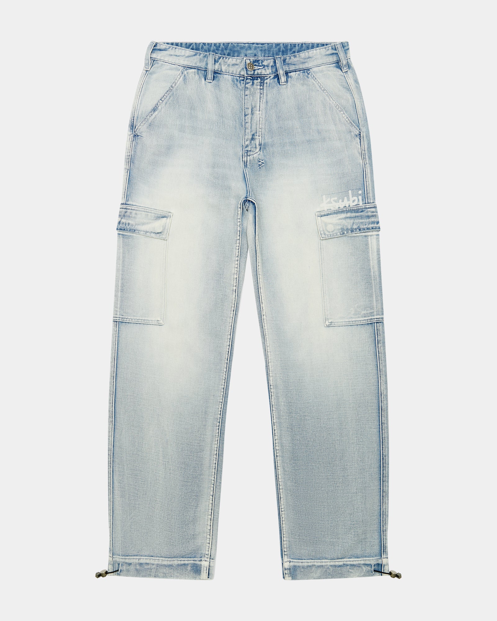 Riot Cargo Pants For Men - Blue Ice - Image 5