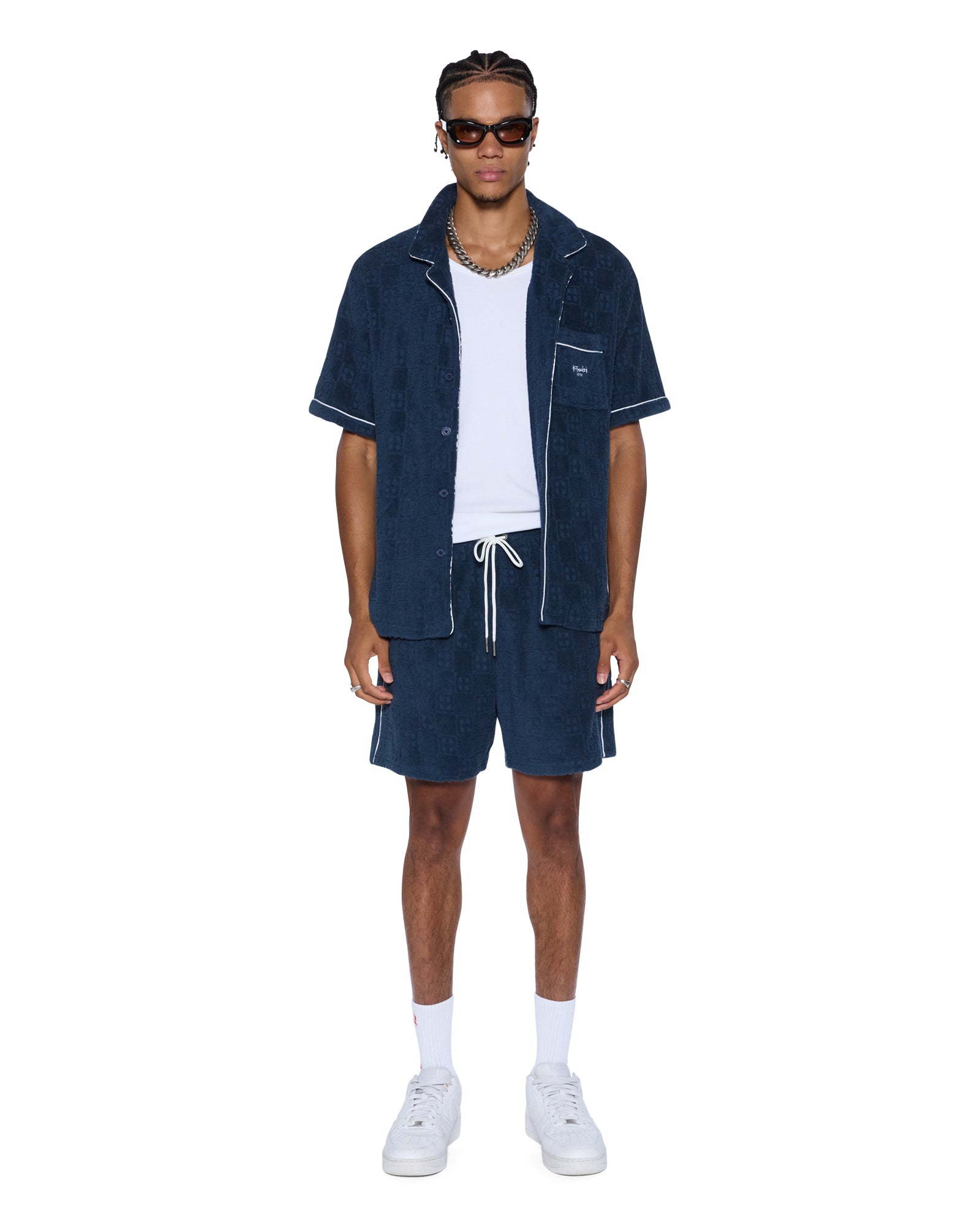 Mens Lounge Short Navy Walkshorts - Image 2