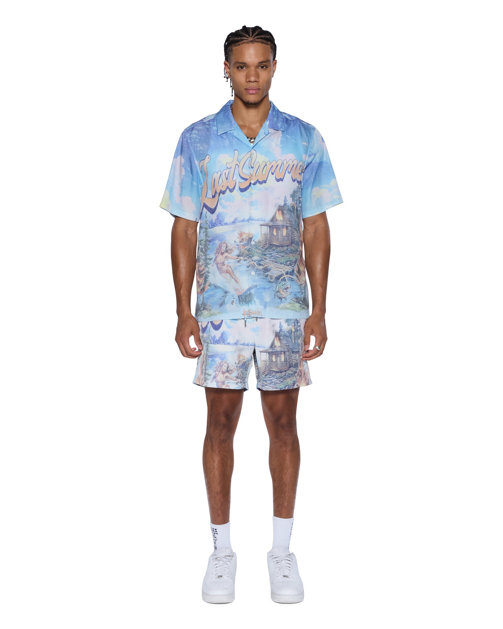Mens Last Summer Boardshort Multi Walkshorts - Image 2