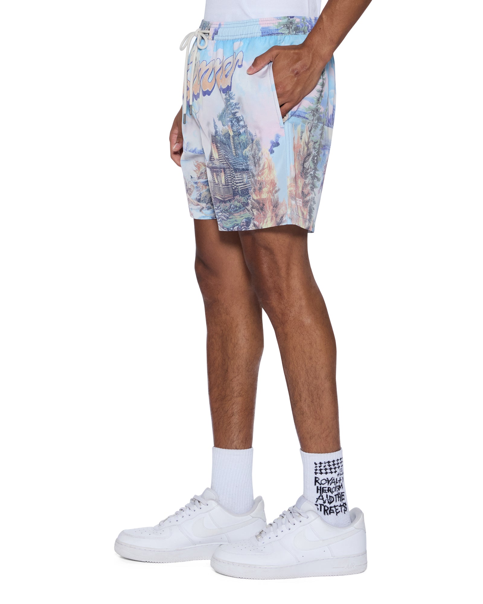 Mens Last Summer Boardshort Multi Walkshorts - Image 3