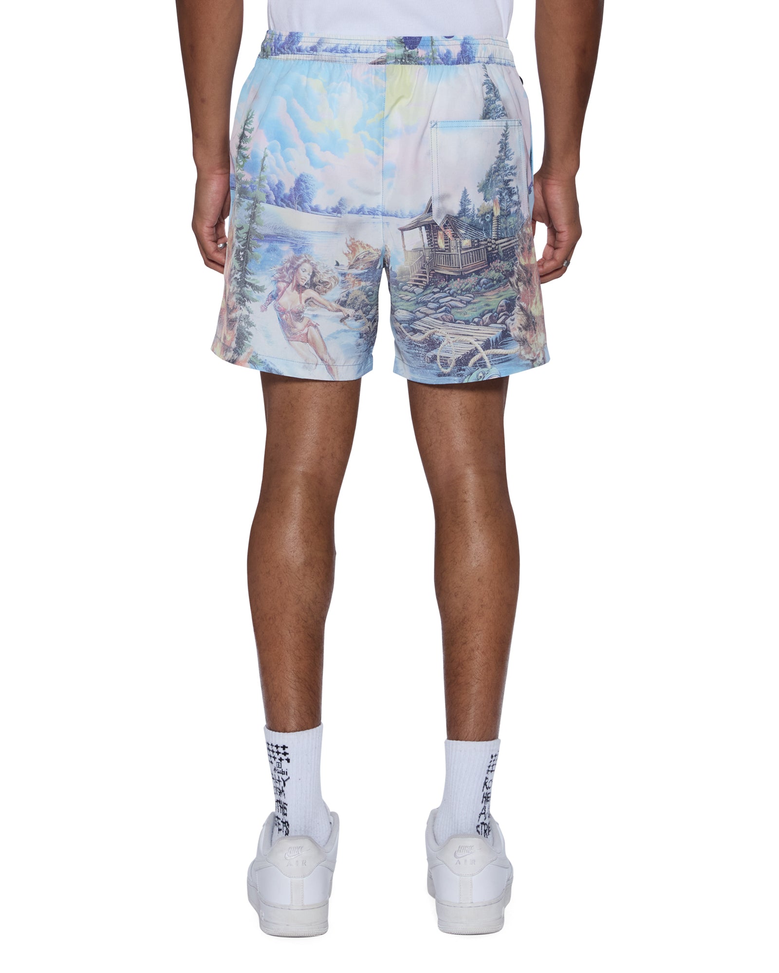 Mens Last Summer Boardshort Multi Walkshorts - Image 4