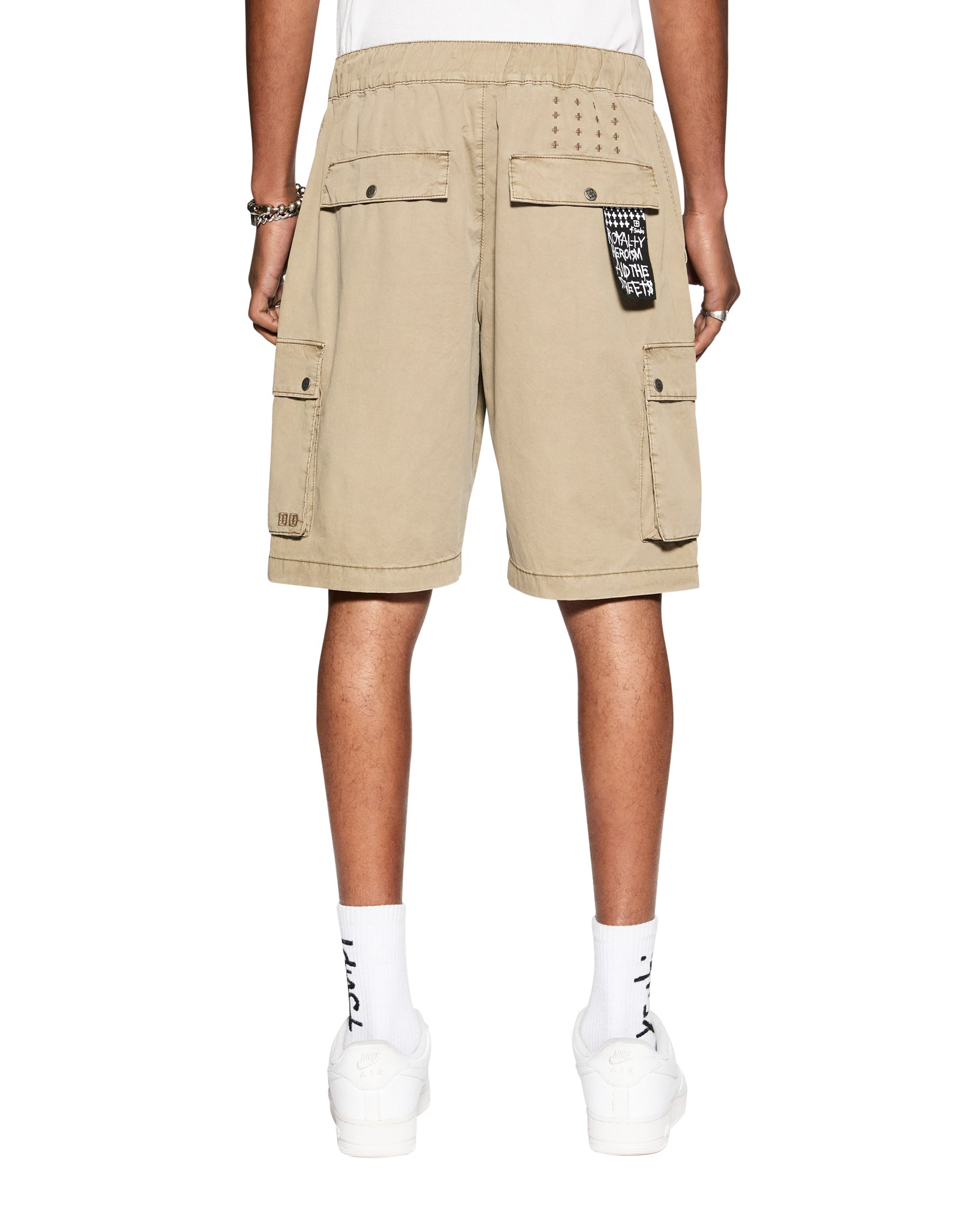 Krush Mid Rise Cargo Short - Overdyed Khaki - Image 5