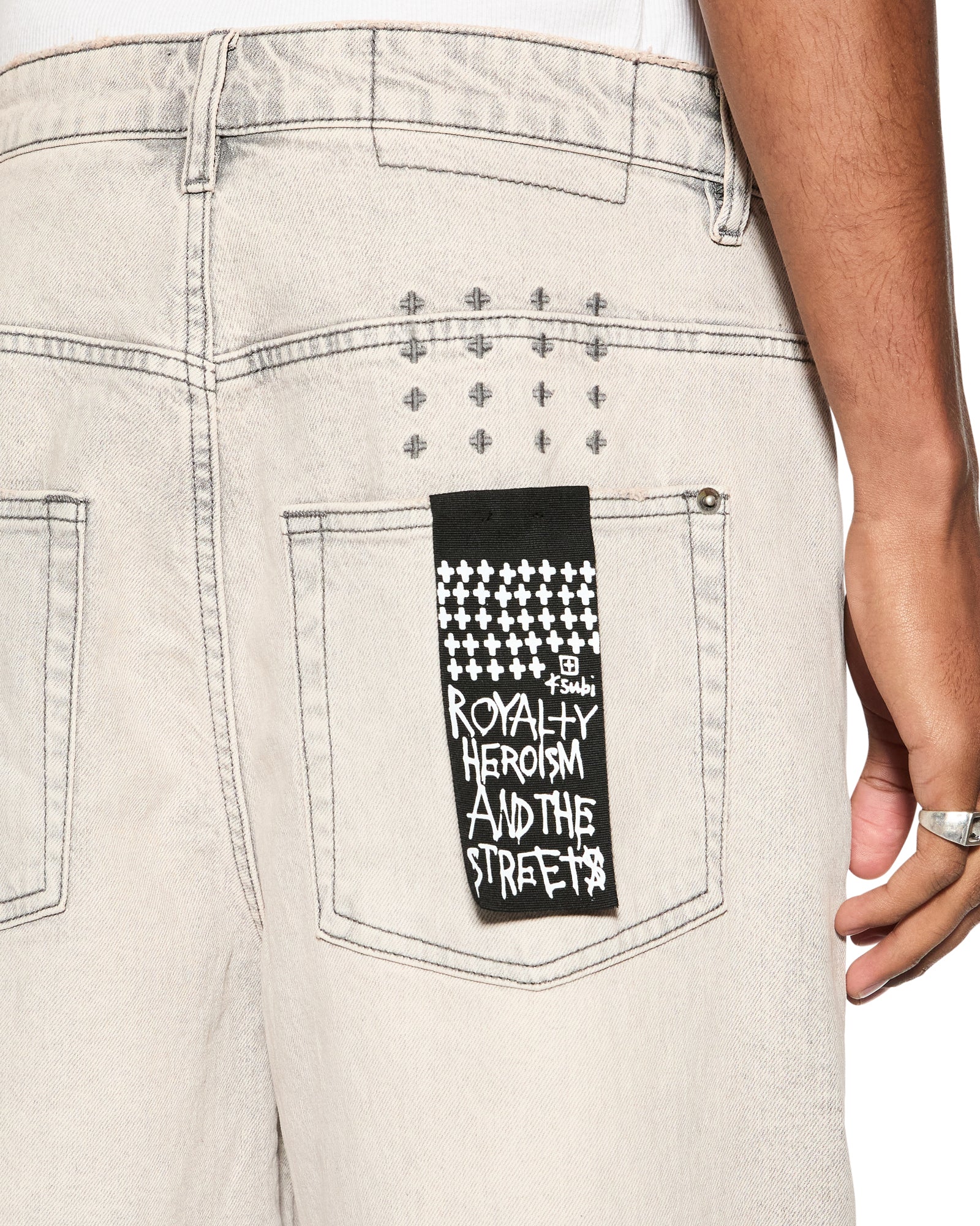 Maxx Short Pluto Wide Leg Fit - Stone Grey - Image 3