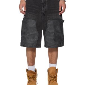 Mens Maxx Operator Short Torqued Black Walkshorts