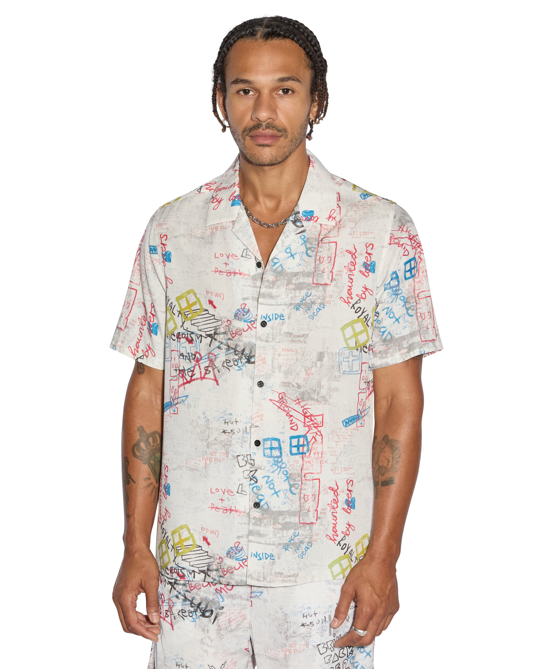 Skrawler Mens Board Short - White - Image 4