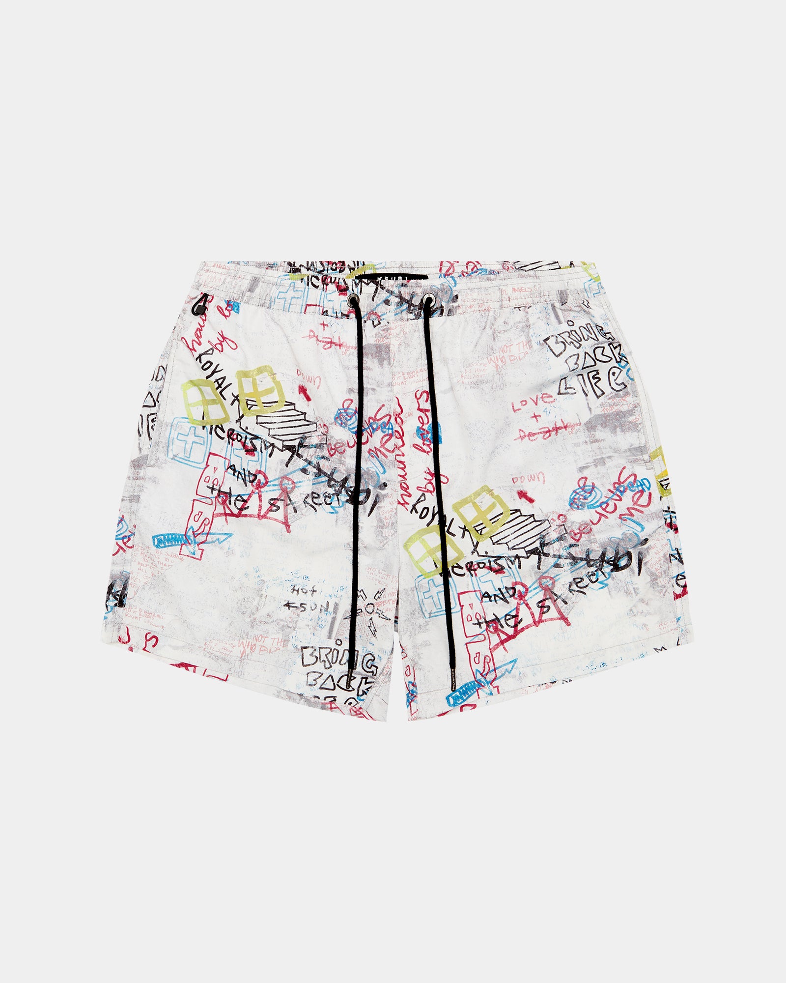 Skrawler Mens Board Short - White - Image 7