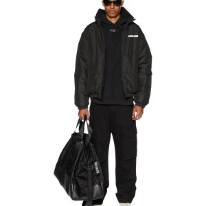 Sott Black Puffer Jacket
