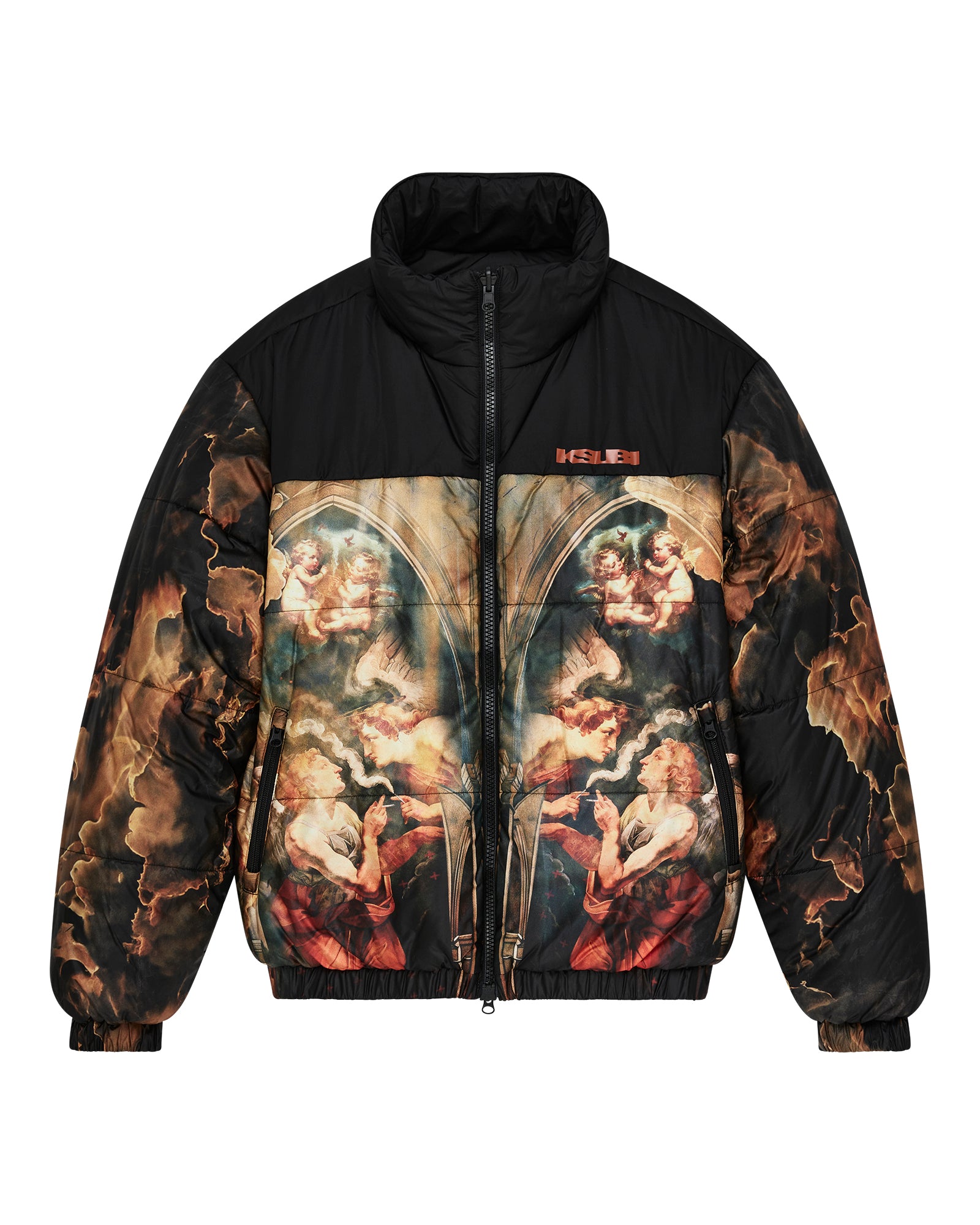 Mens Holy Puffer Jacket Multi Jackets - Image 6