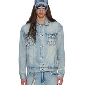 Mens Ksubi X Alice Hollywood Oh G Jacket Punk Jackets