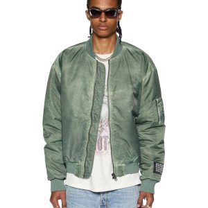 Royalty Khaki Overdye Bomber Jacket