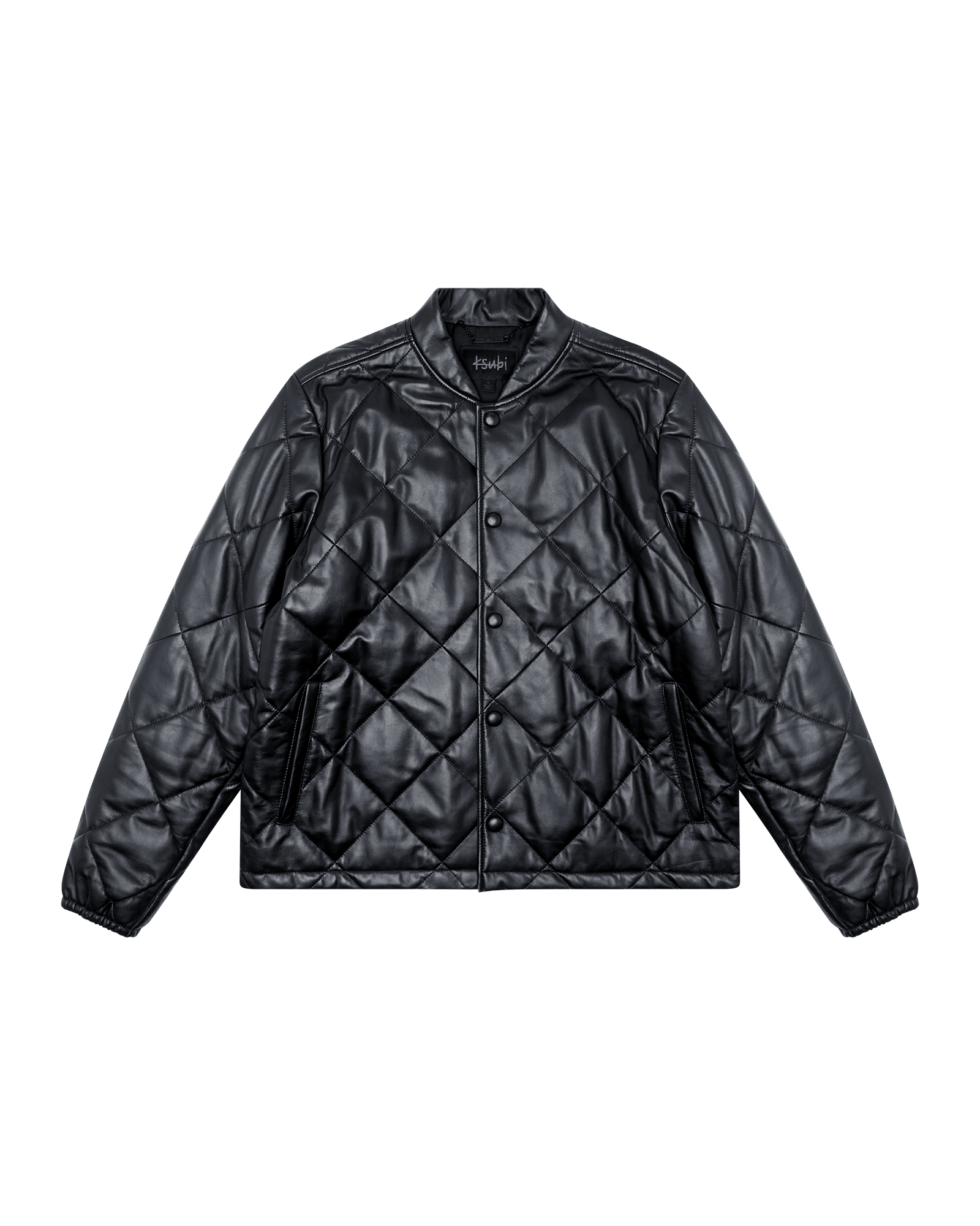 Mens Eclipse Quilted Bomber Black Jackets - Image 6
