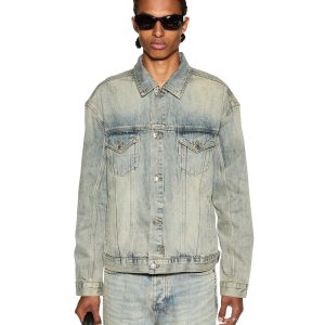 Oh G Oversized Trucker Jacket Stagelight - Vintage Blue