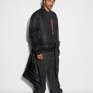Cosy Boy Bomber Jacket - Black