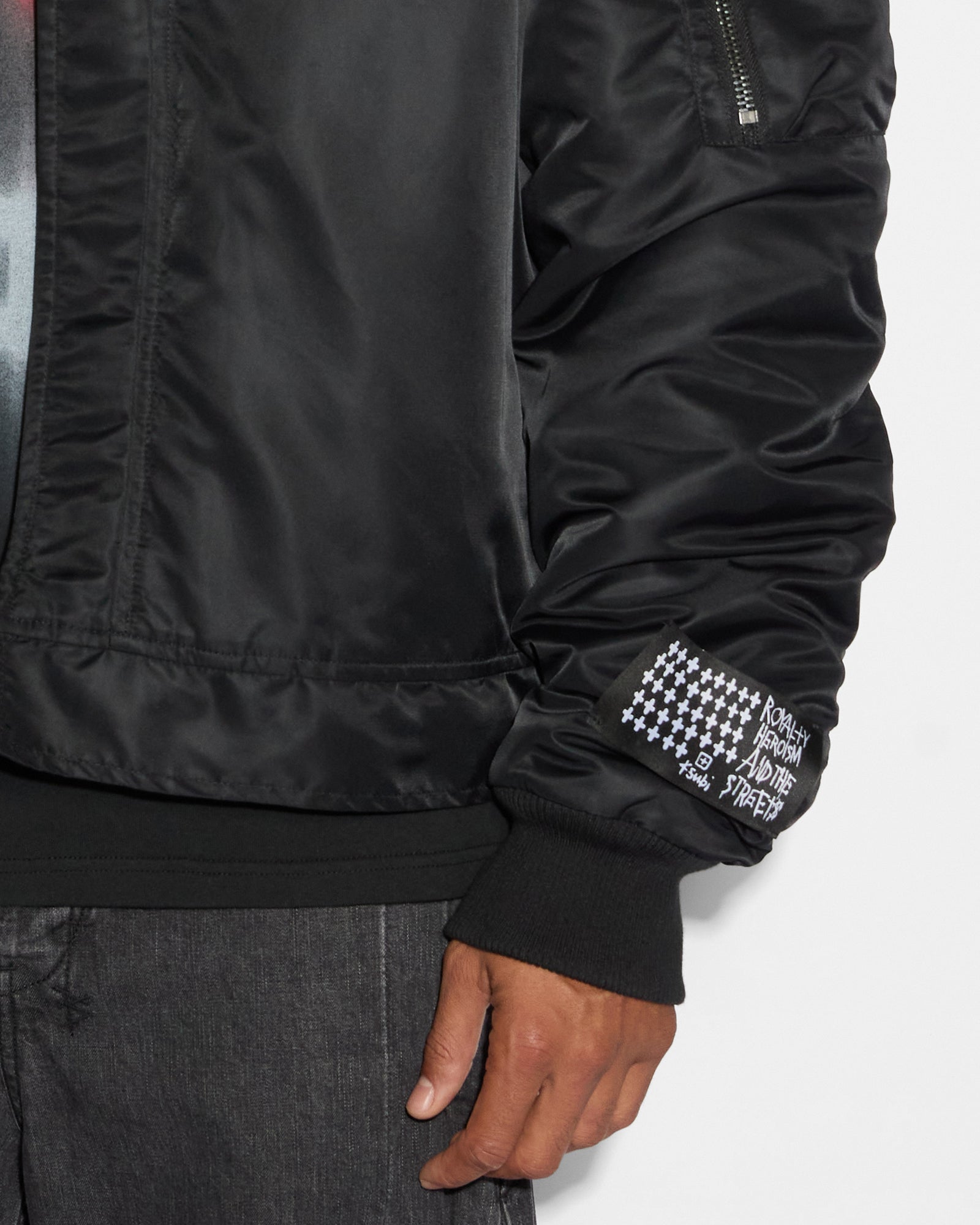 Cosy Boy Bomber Jacket - Black - Image 9