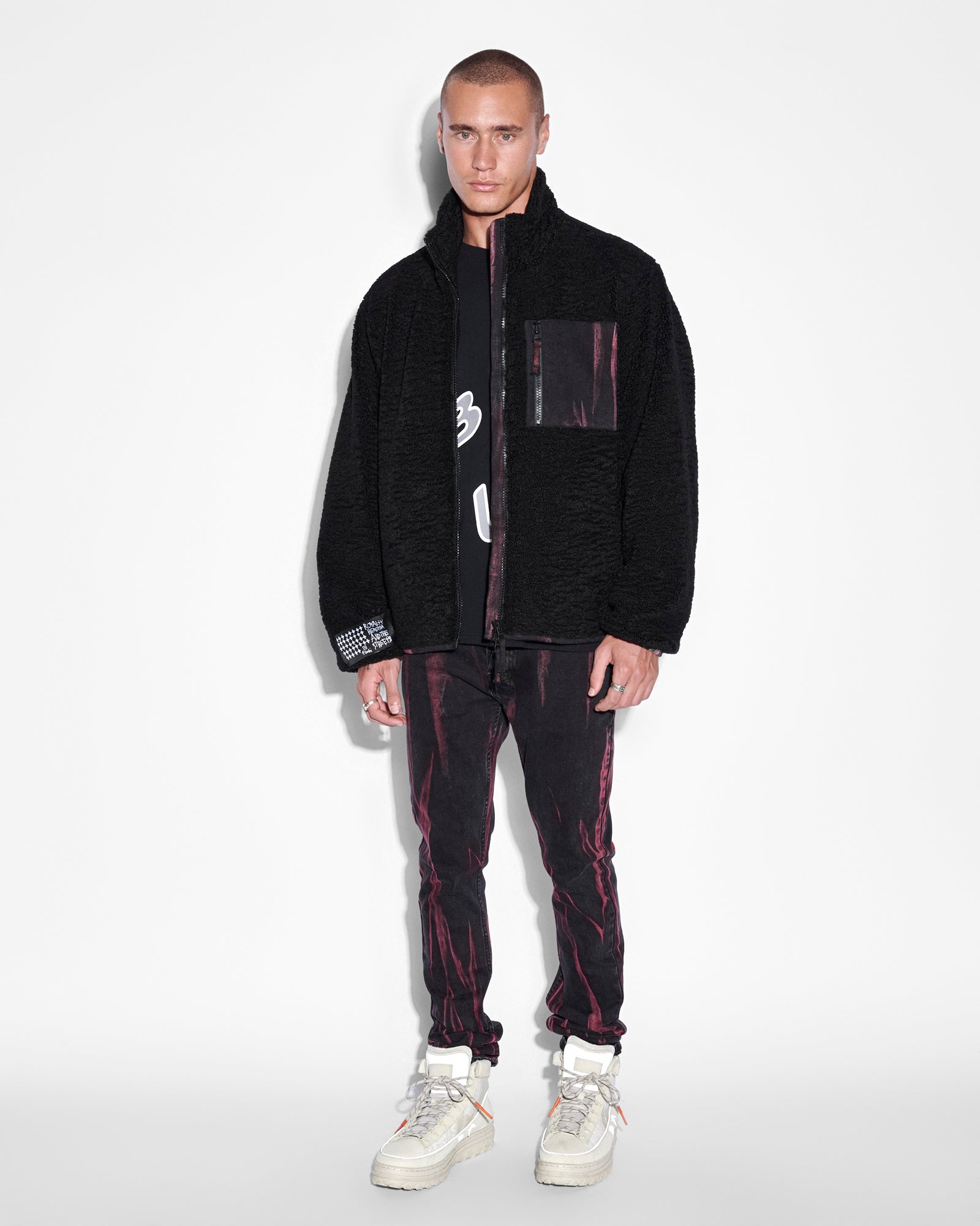 Buy Icebreaker Zip Thru Black | Polar Fleece Jacket | KSUBI - Image 3