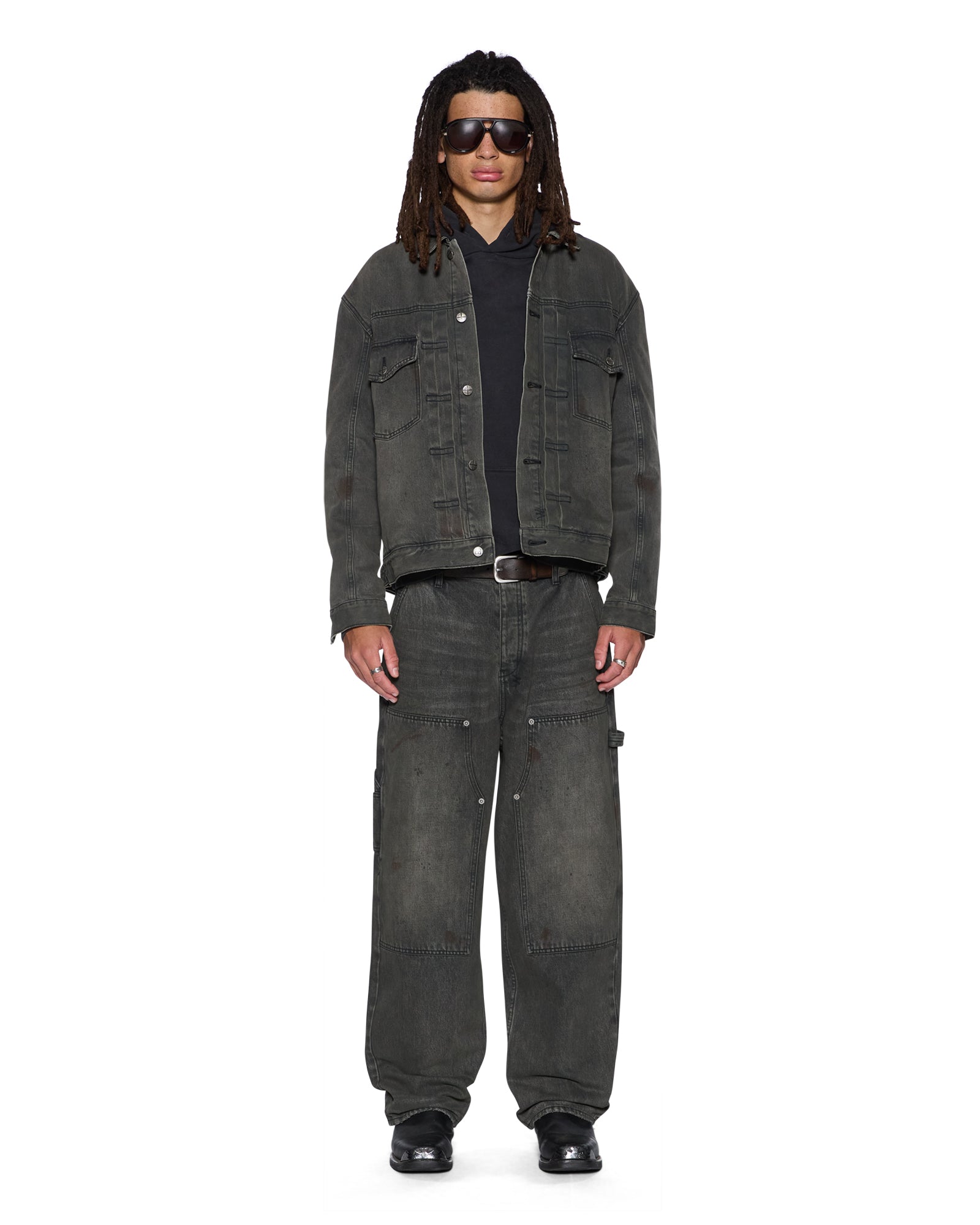 Mens Doubledown Jacket Mekanik Grey Jackets - Image 3