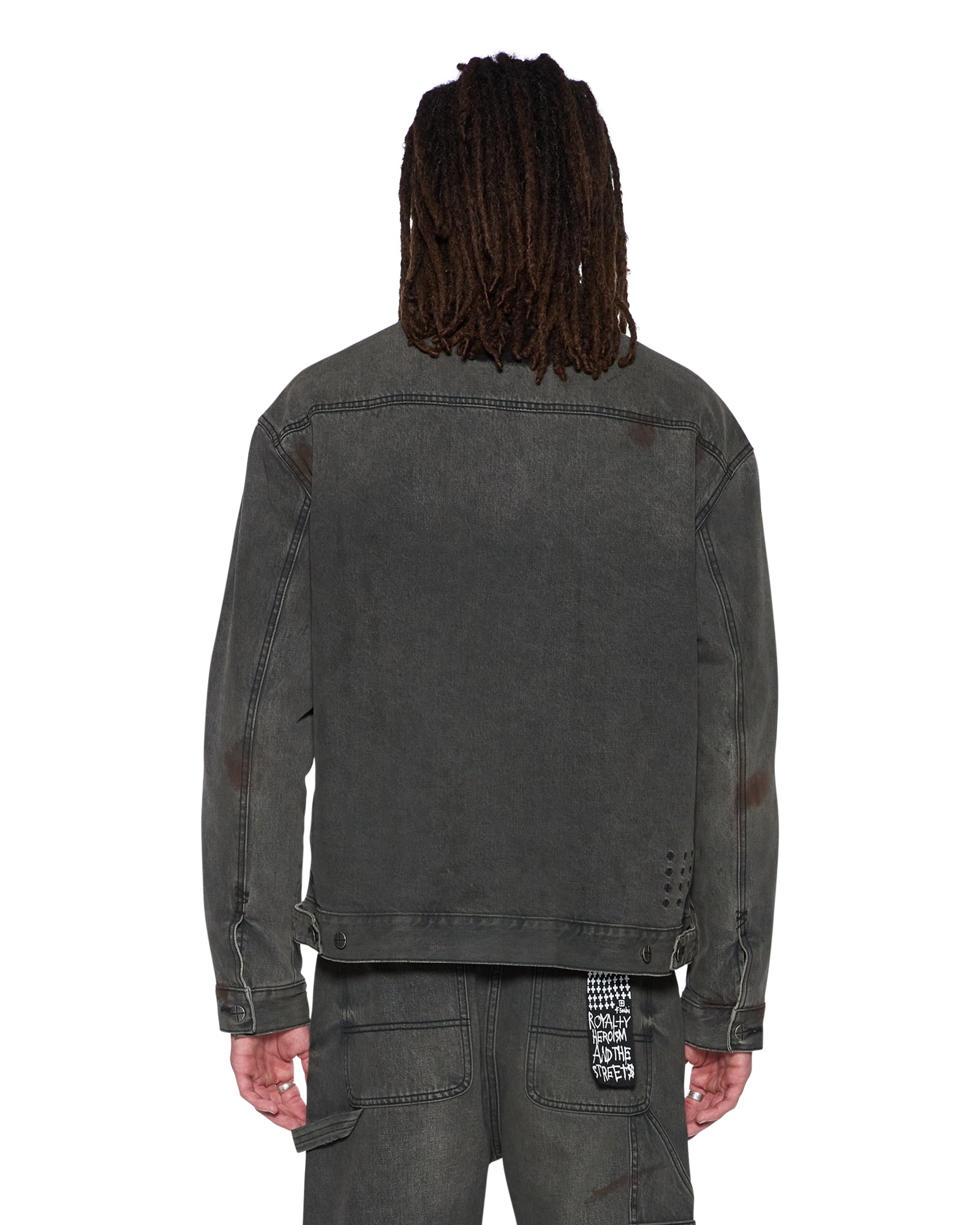 Mens Doubledown Jacket Mekanik Grey Jackets - Image 4