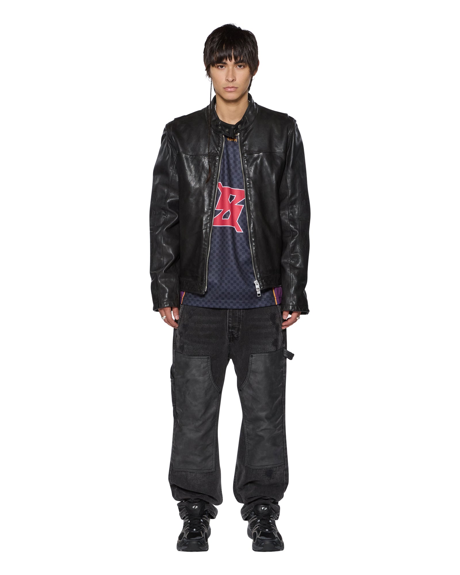 Mens Stinger Biker Moto Shell Jackets - Image 2