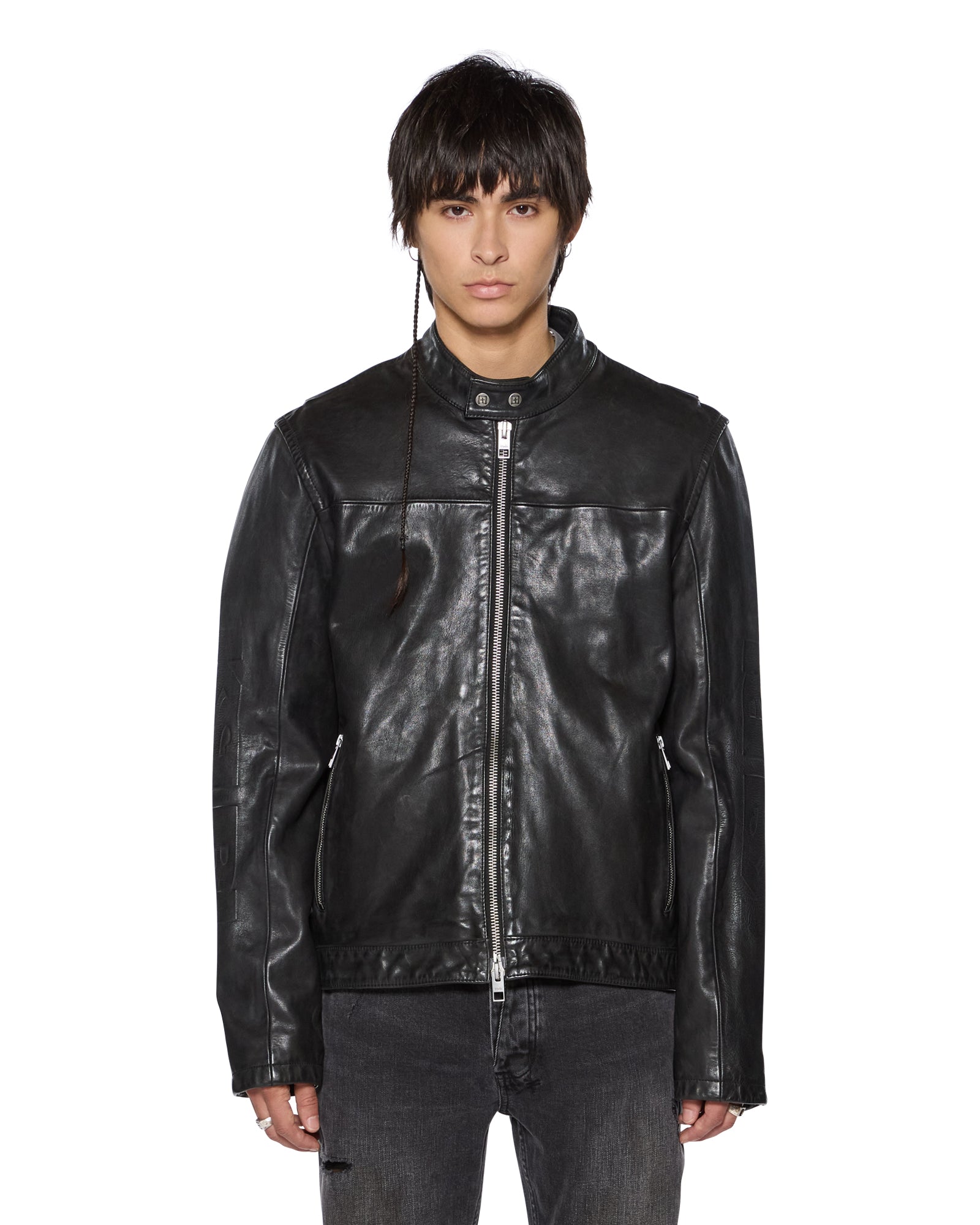 Mens Stinger Biker Moto Shell Jackets - Image 4
