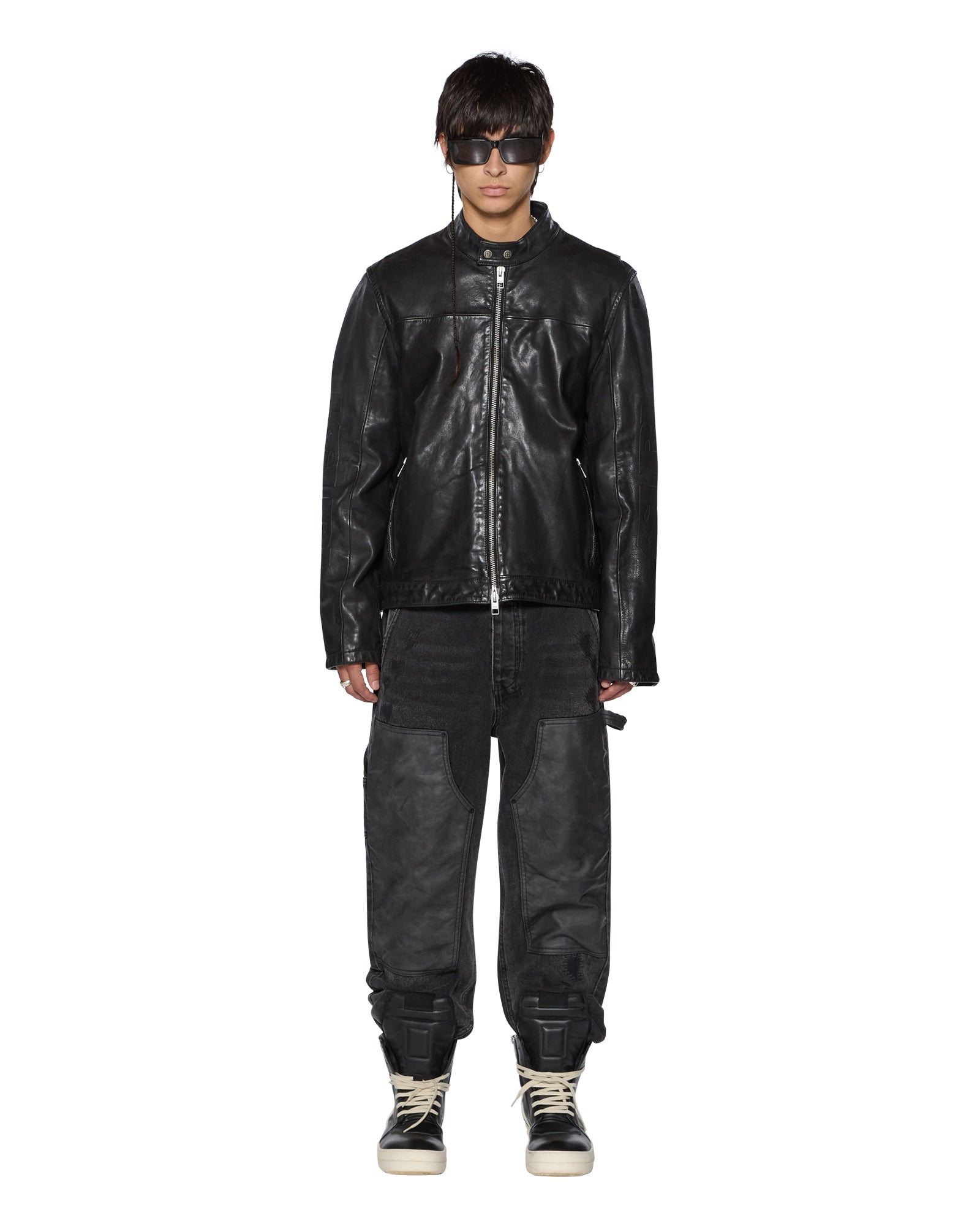 Mens Stinger Biker Moto Shell Jackets - Image 5