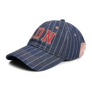 Ldn Retro Cap Navy Pinstripe