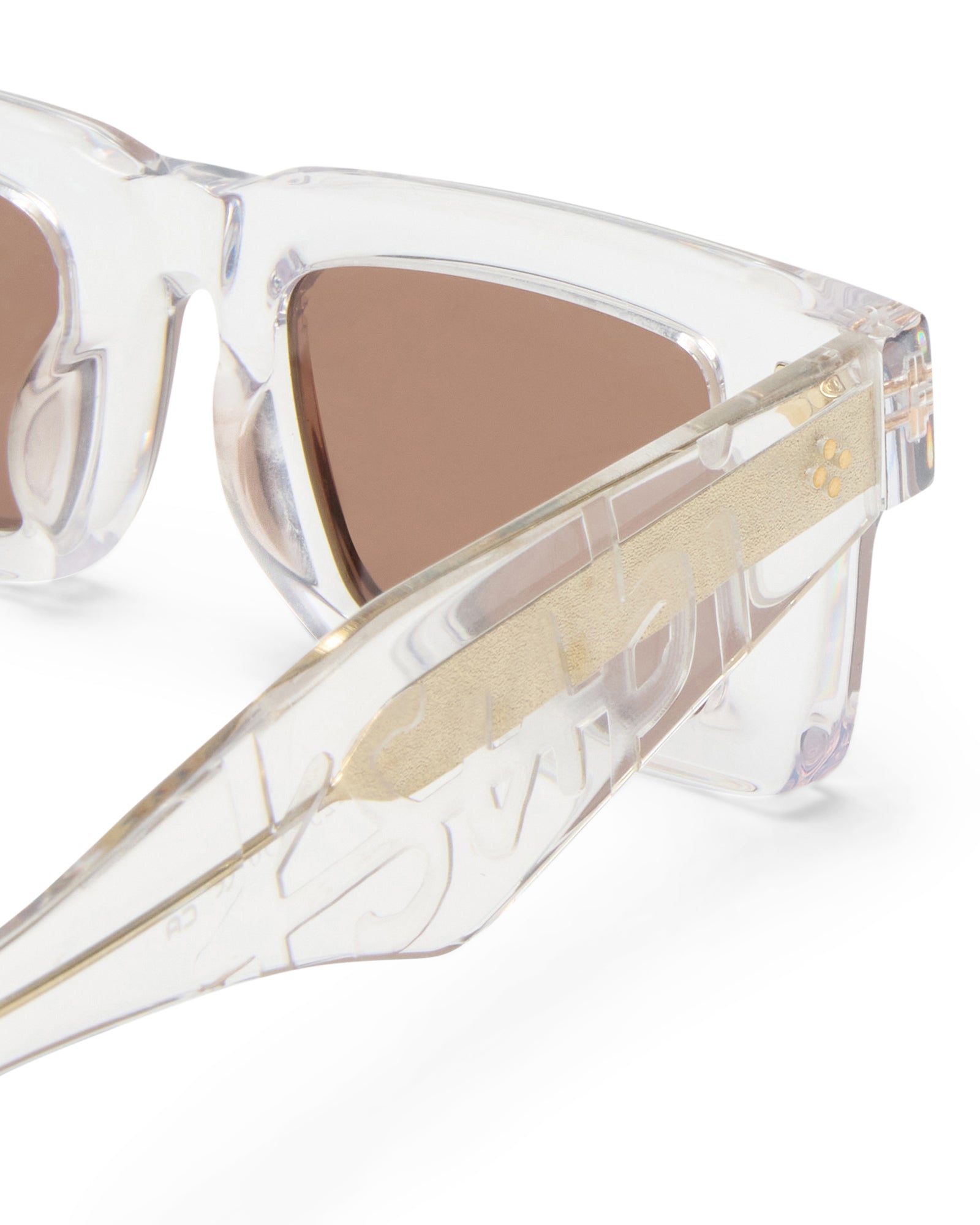 Smiths Rectangle Sunglasses - Krystal/Gold - Image 5