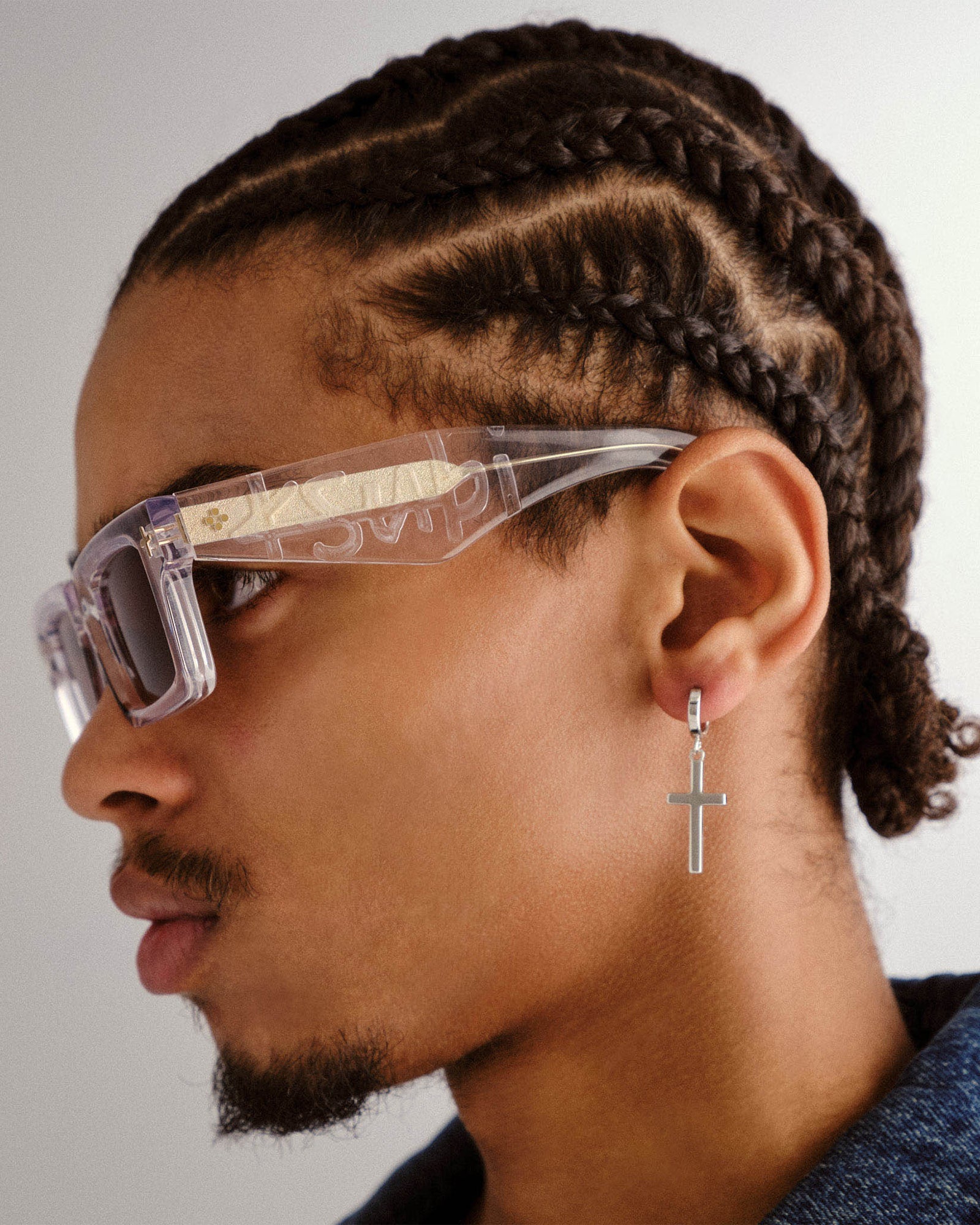 Smiths Rectangle Sunglasses - Krystal/Gold - Image 8