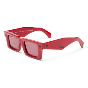 Smiths Rectangle Sunglasses - Red/Black