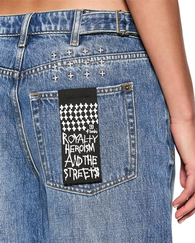 Low Rider Low Rise Jeans Heritage - Blue Denim - Image 2