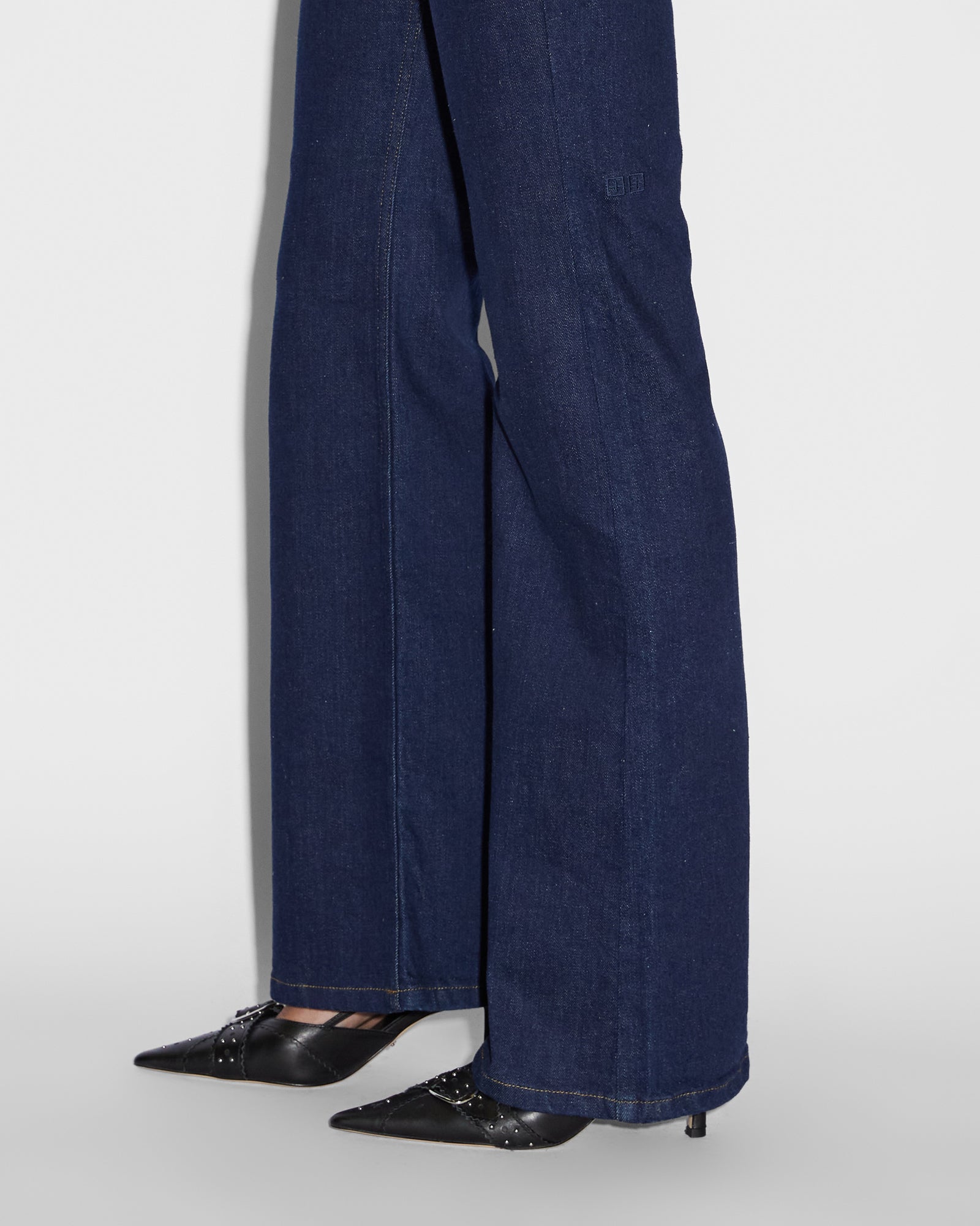 Soho Flare Jeans Legacy - Dark Blue Denim - Image 7