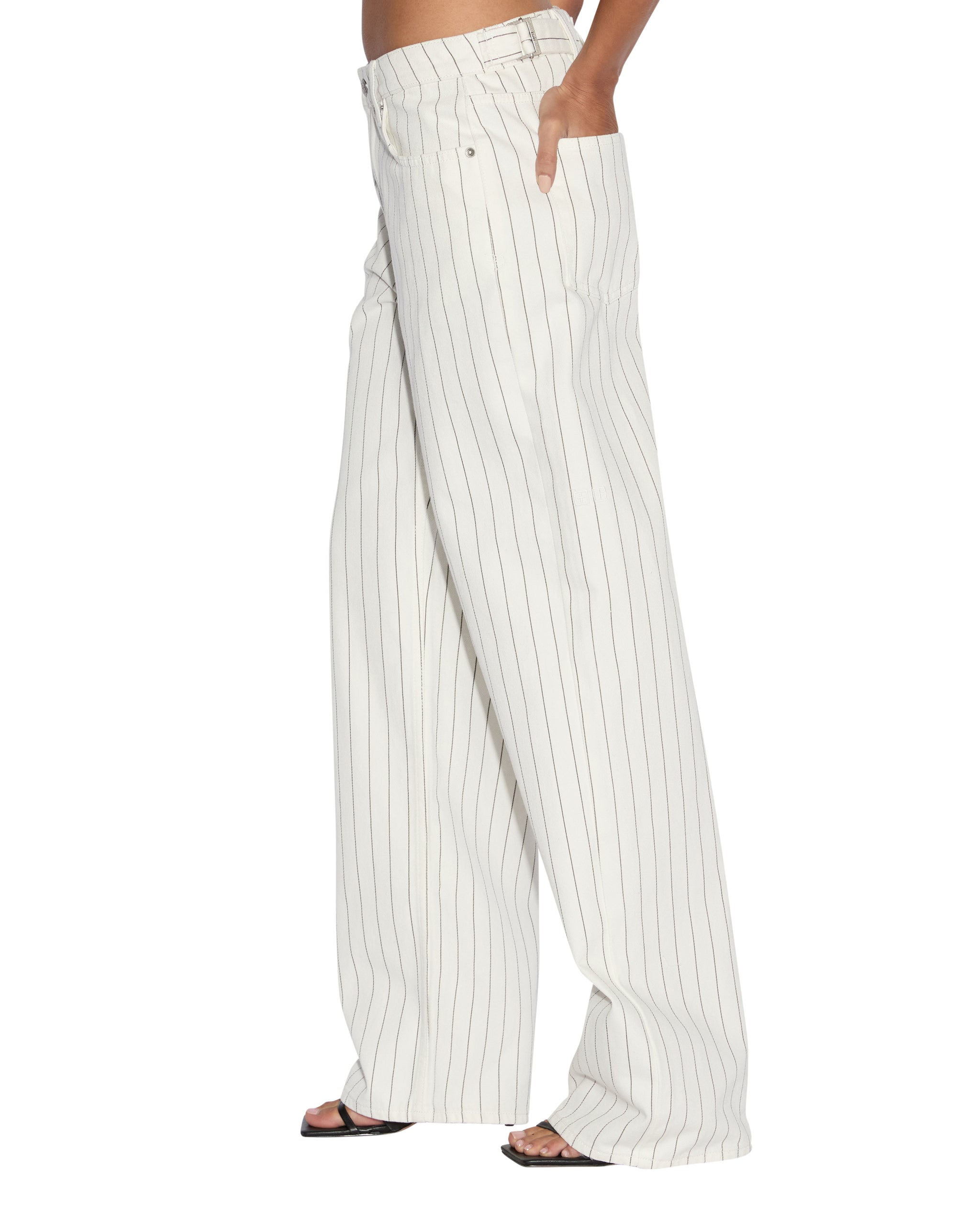 Low Rider Prophetik Low Rise Jeans - White Denim - Image 6
