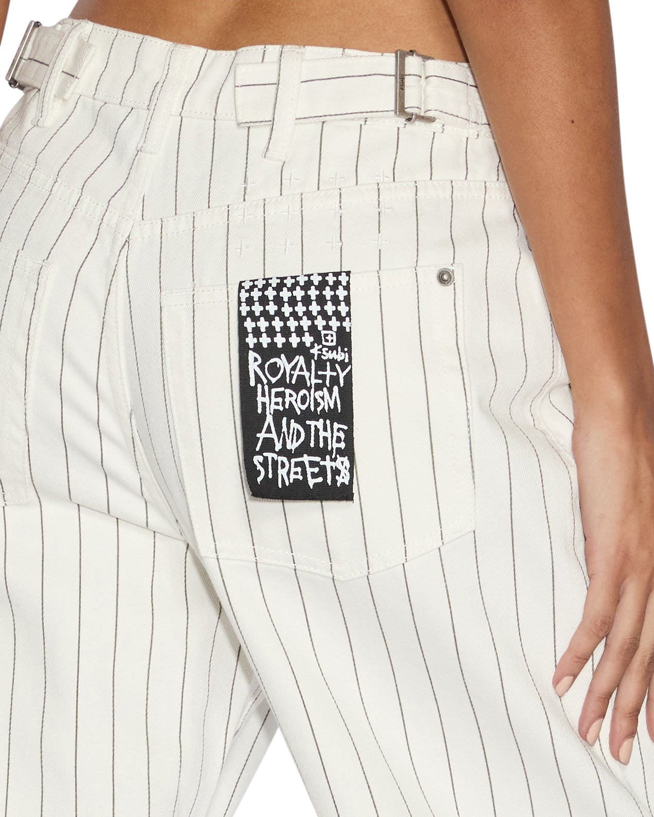 Low Rider Prophetik Low Rise Jeans - White Denim - Image 7