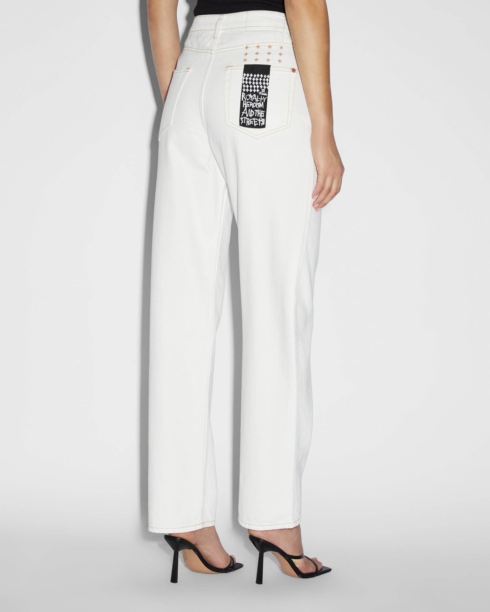 Relax Straight Leg Jeans - Sugar Rush White - Image 2