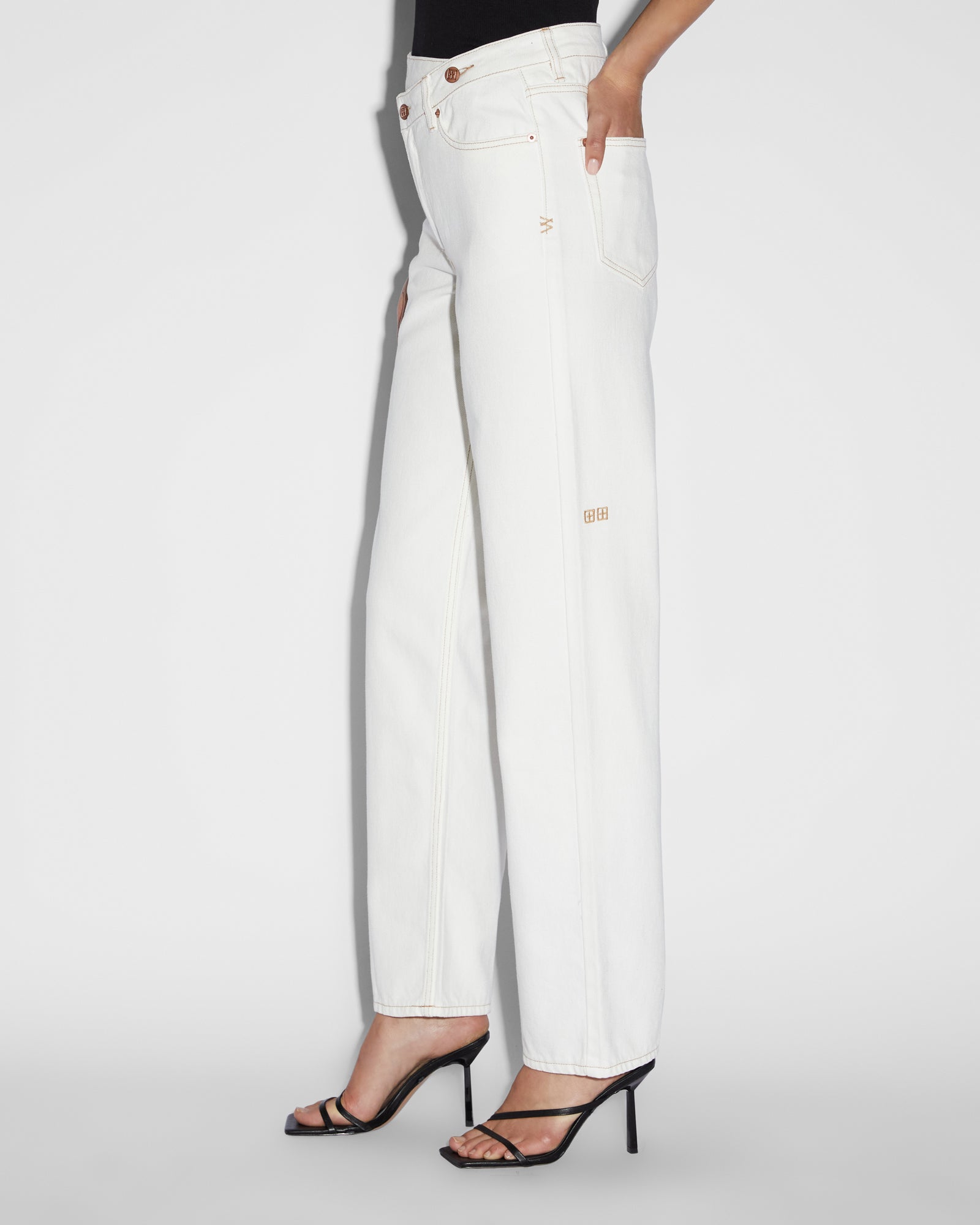 Relax Straight Leg Jeans - Sugar Rush White - Image 3