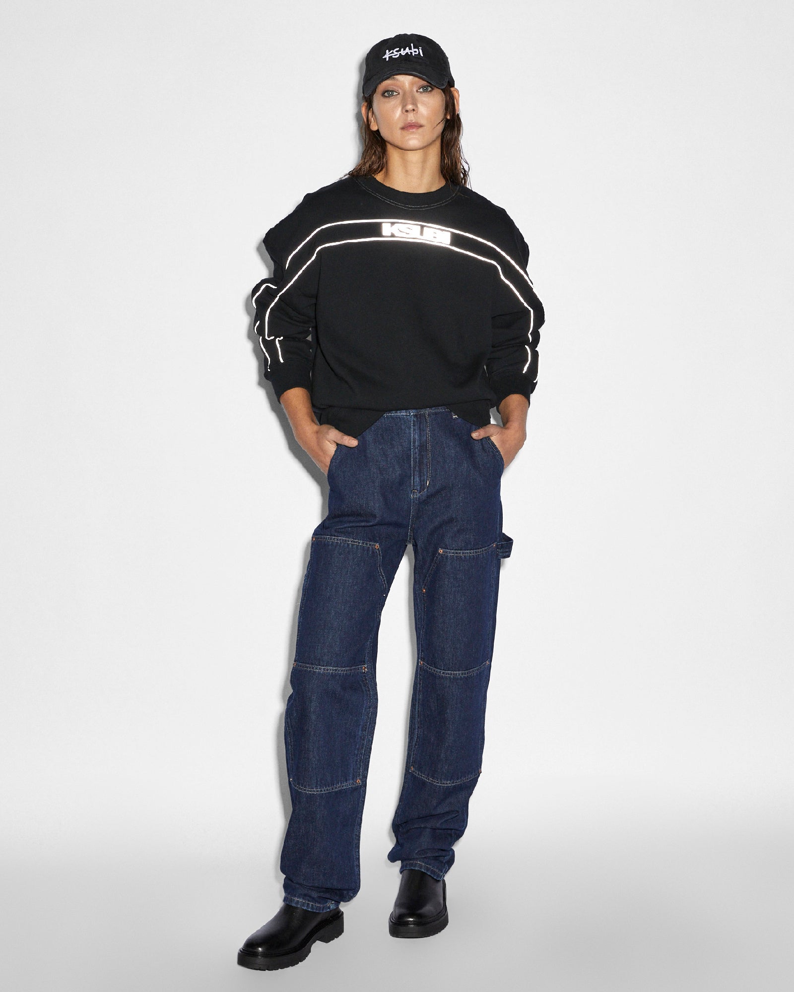 Playback Carpenter Legacy Straight Leg Jeans - Blue Denim - Image 2