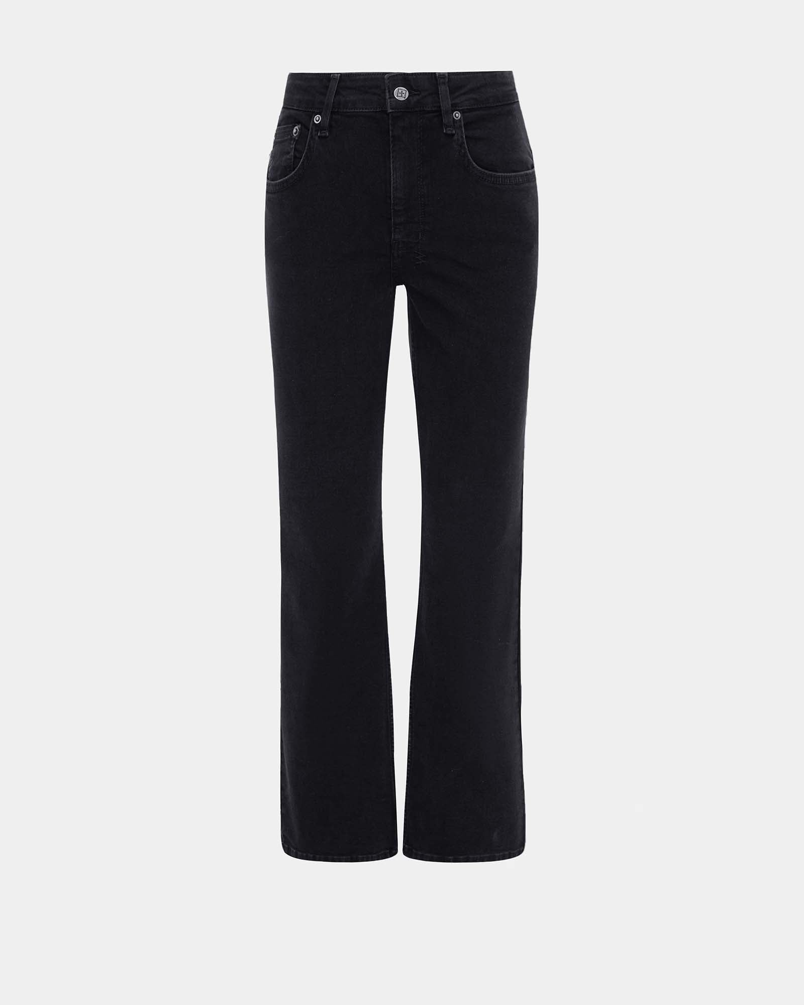 Soho Crop Flare Jeans Stealth - Black Denim - Image 5