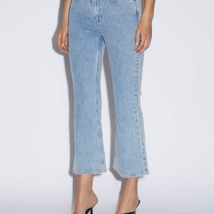 Soho Crop Flare Jeans Authentik - Light Blue Denim