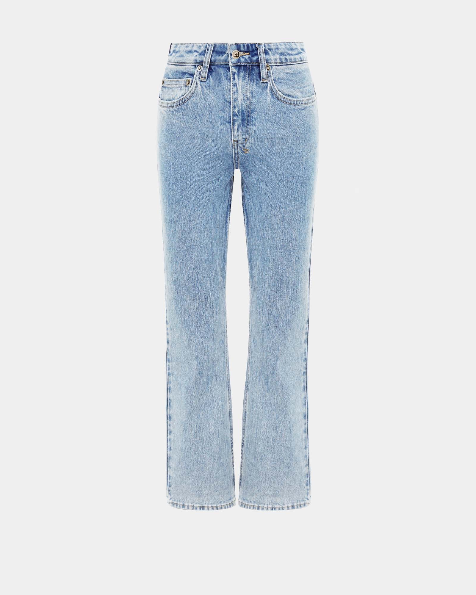 Soho Crop Flare Jeans Authentik - Light Blue Denim - Image 5