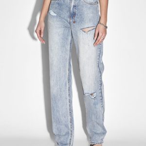 Buy Playback Skream Trashed | Straight Leg Jeans