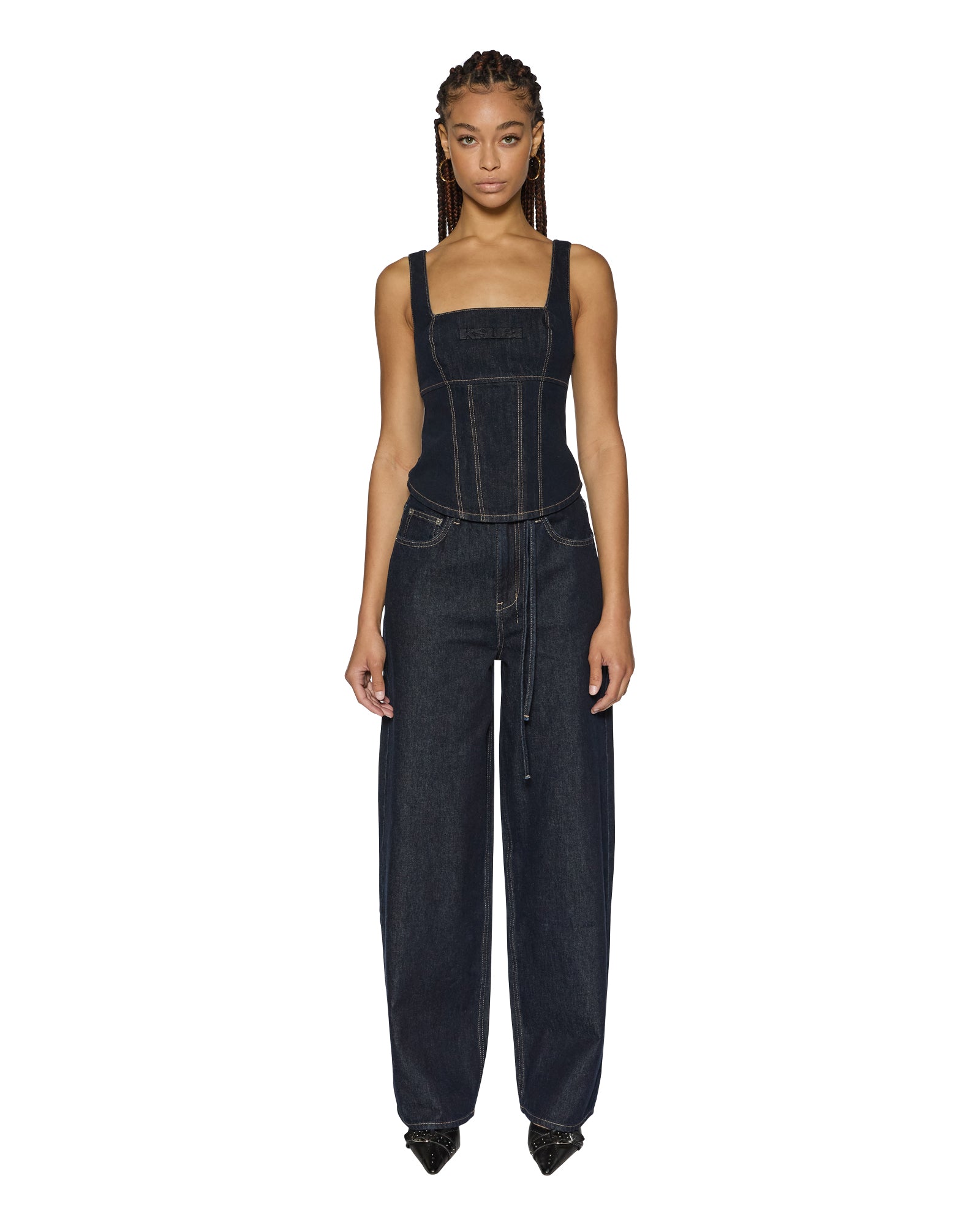Zenith Pop Wide Leg Baggy Jeans - Image 2