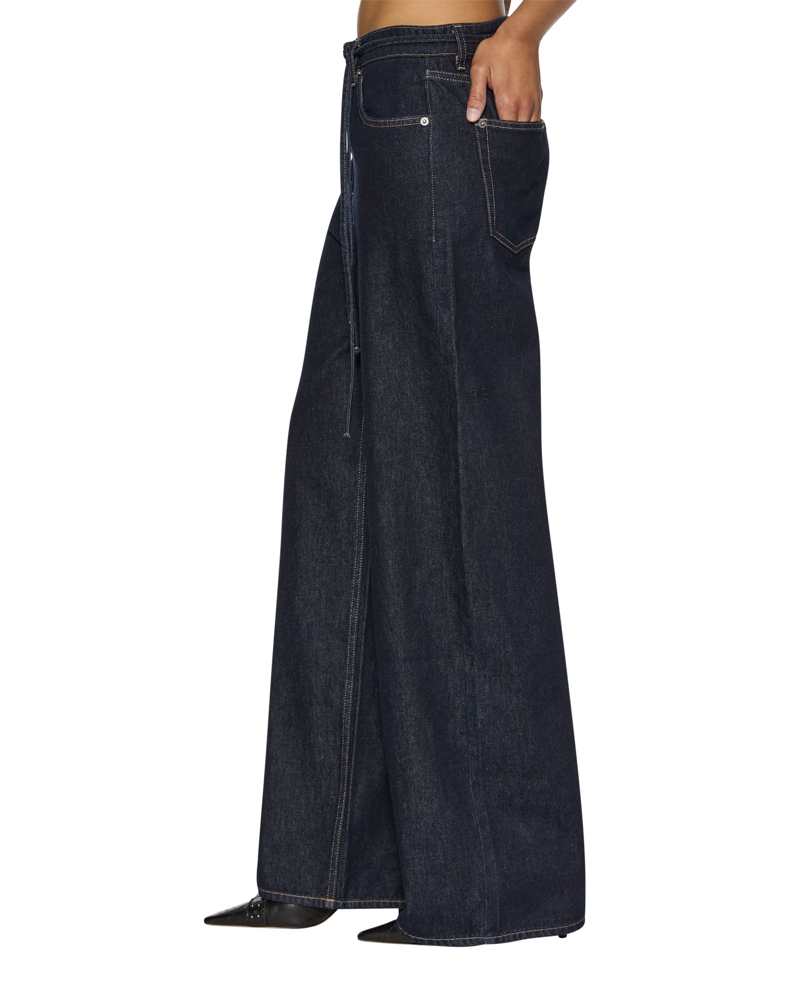 Zenith Pop Wide Leg Baggy Jeans - Image 3